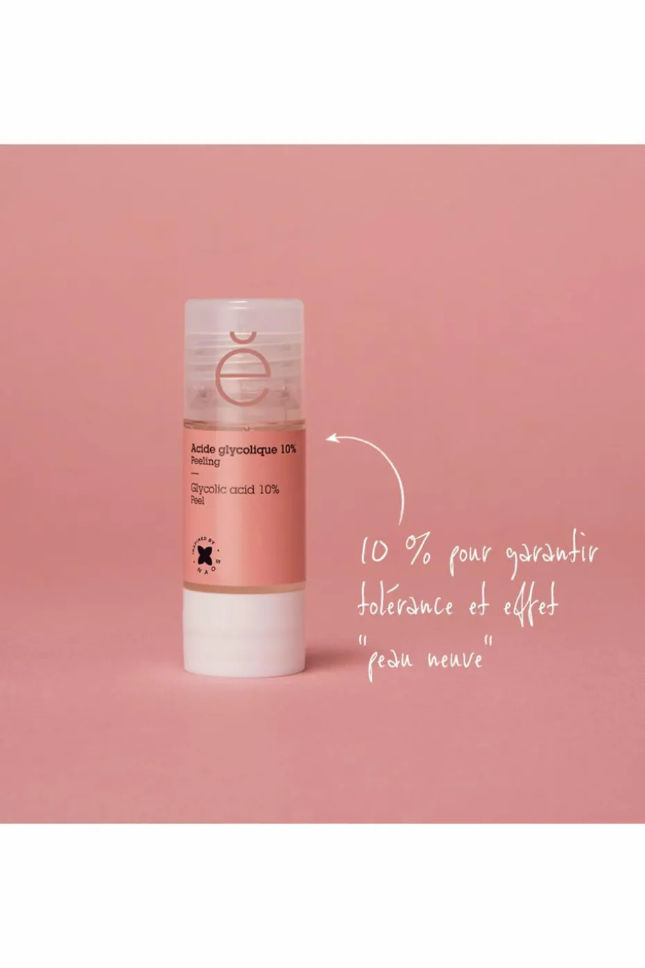 Actif pur acide glycolique perte d’éclat