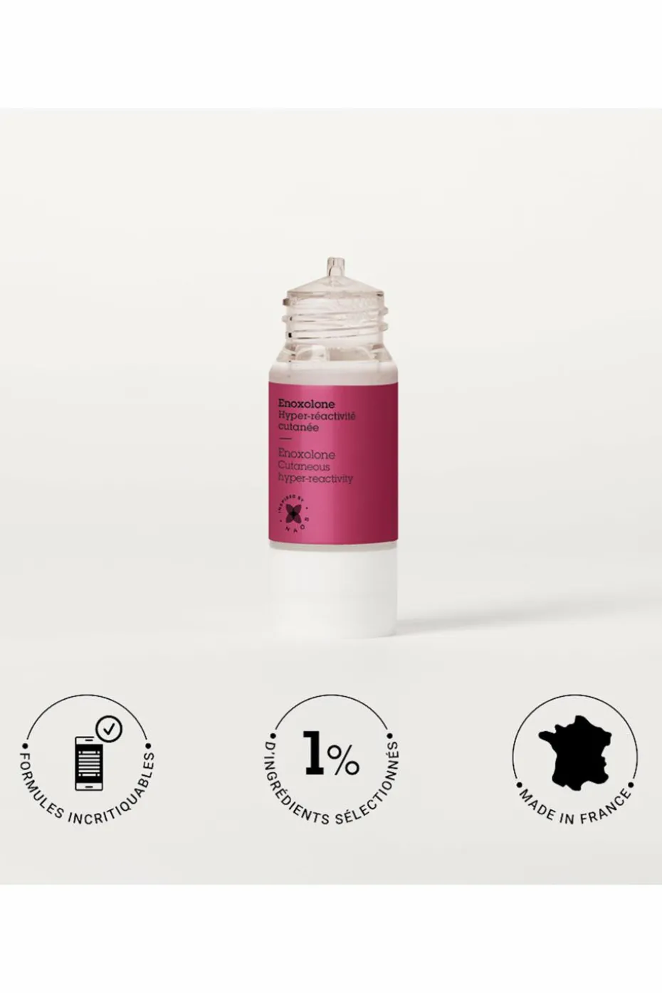 Actif pur Enoxolone hypersensibilité et rougeurs