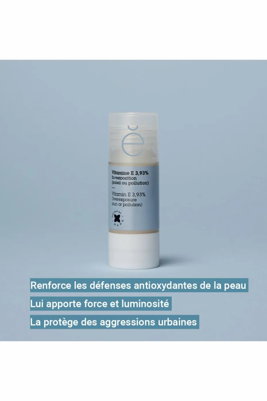 Actif pur Vitamine E 3,93% sécheresse / stress urbain