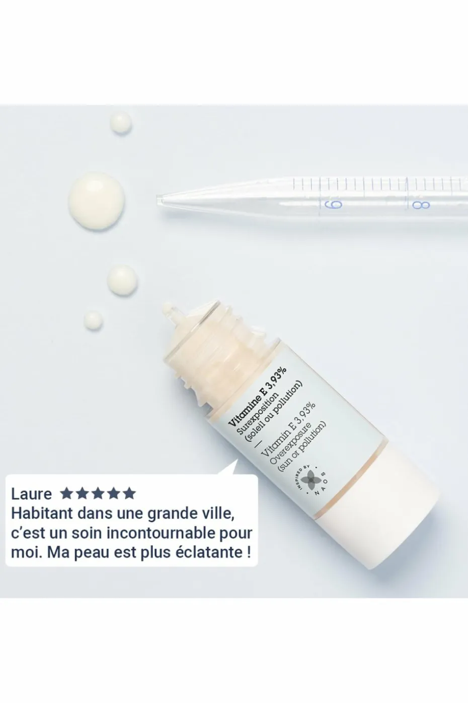 Actif pur Vitamine E 3,93% sécheresse / stress urbain