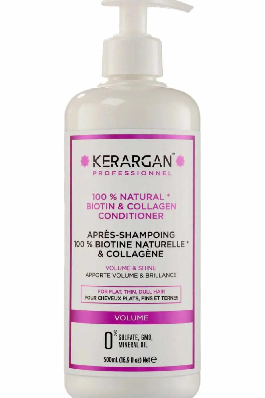 Après-shampoing volumisant à la biotine & collagène