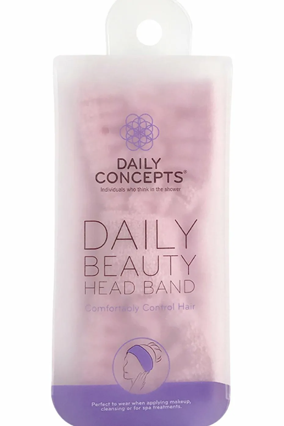 Bandeau visage rose