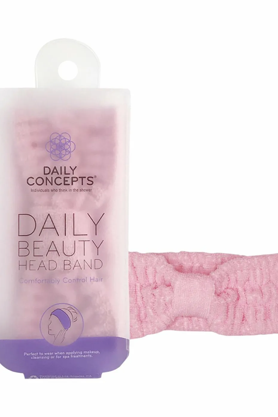Bandeau visage rose