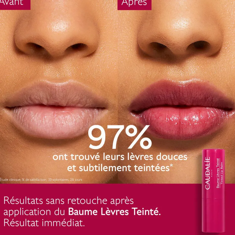 Baume lèvres teinté