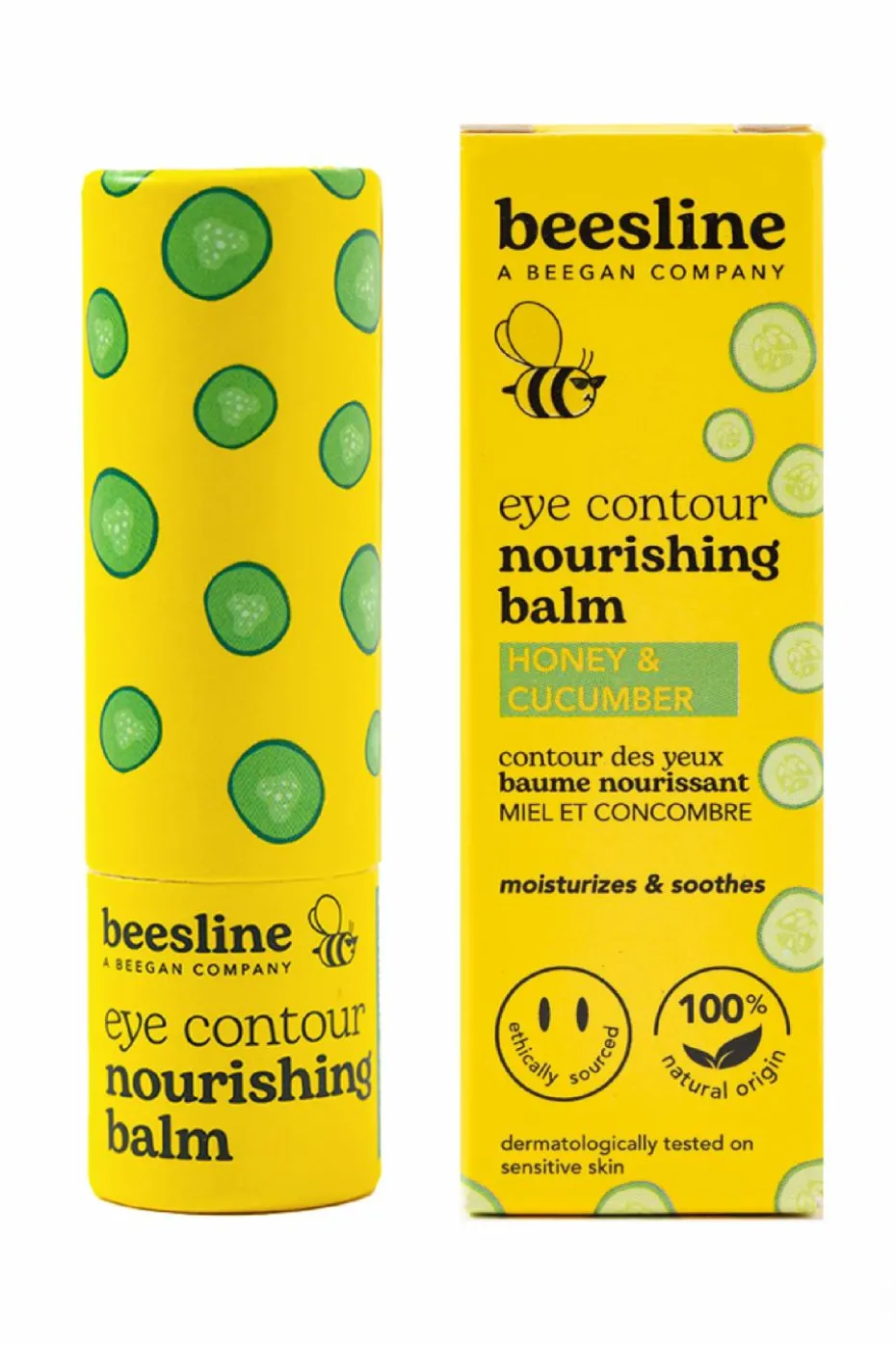 Baume nourrissant contour des yeux au miel et concombre