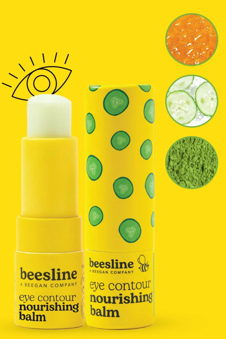Baume nourrissant contour des yeux au miel et concombre