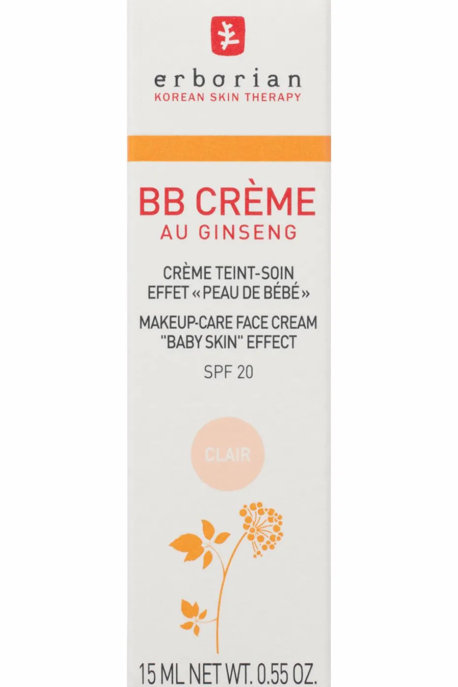 BB Crème au Ginseng SPF20 clair