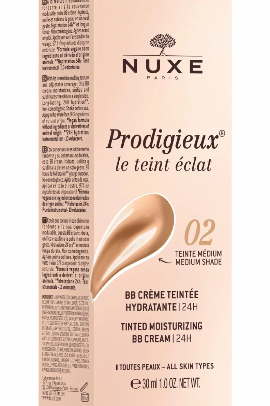 BB Crème Teintée Hydratante