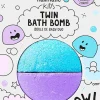 Boule de bain 2-en-1 bleu & violet