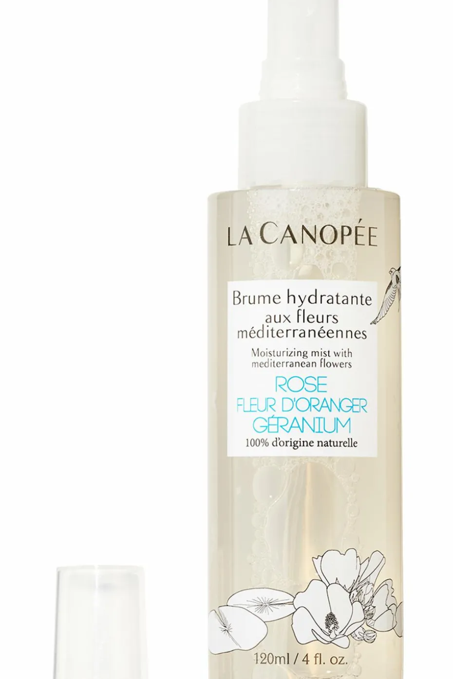 Brume hydratante aux fleurs méditerranéennes