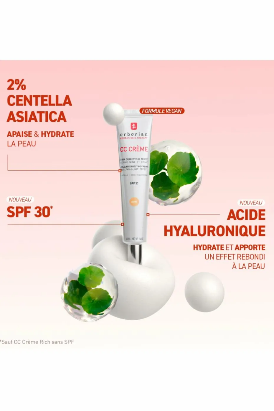 CC crème SPF30 Porcelaine