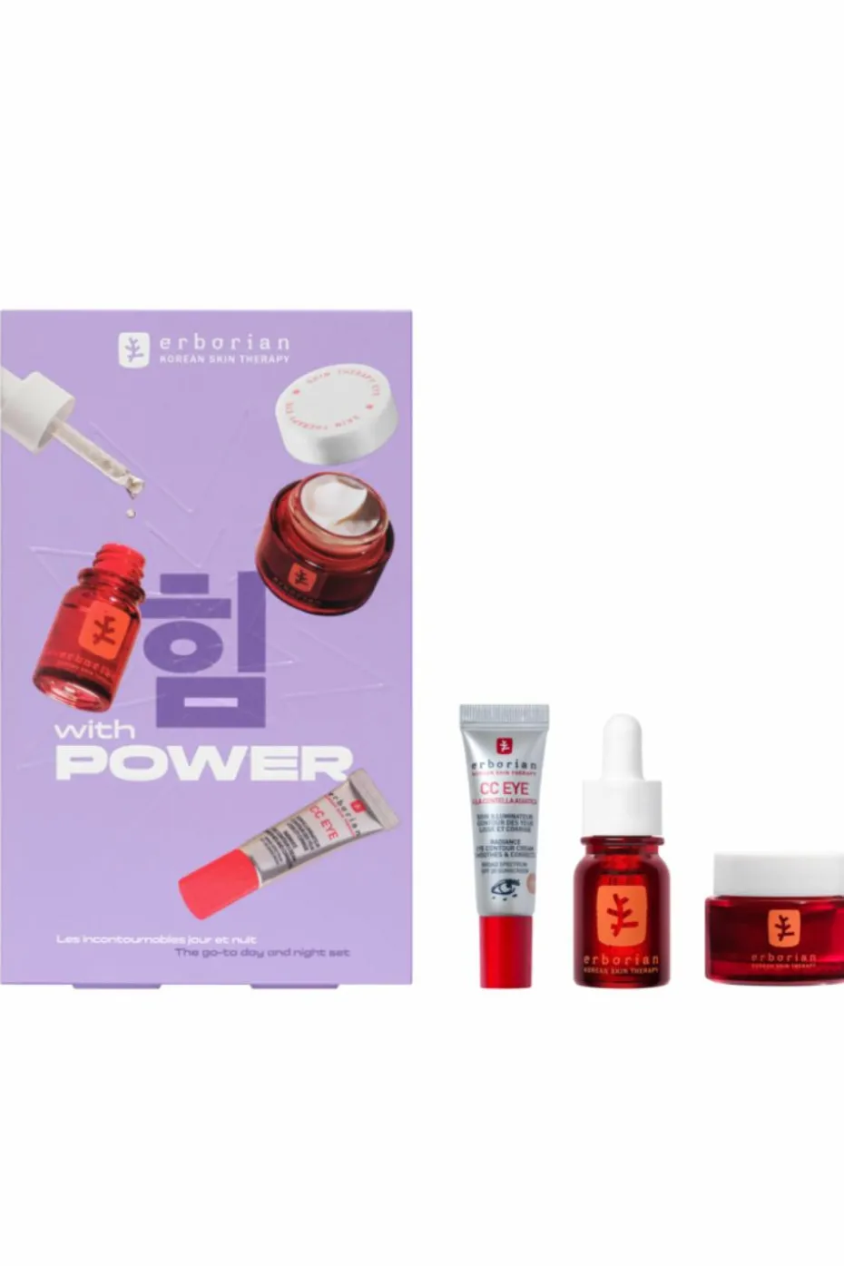 Coffret les incontournables jour et nuit Skin therapy Doré