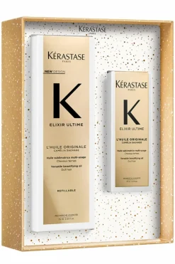 Coffret routine huile pour cheveux secs à très secs Elixir Ultime