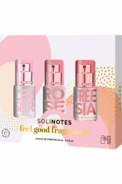 Coffret trio de parfums Fleur de cerisier, Rose & Freesia