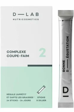 Compléments alimentaires en stick coupe-faim