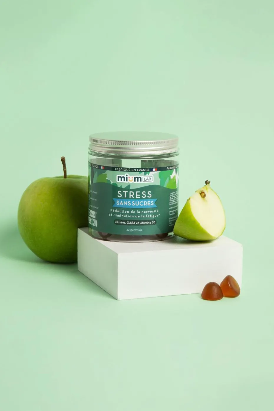 Compléments alimentaires gummies Stress sans sucres