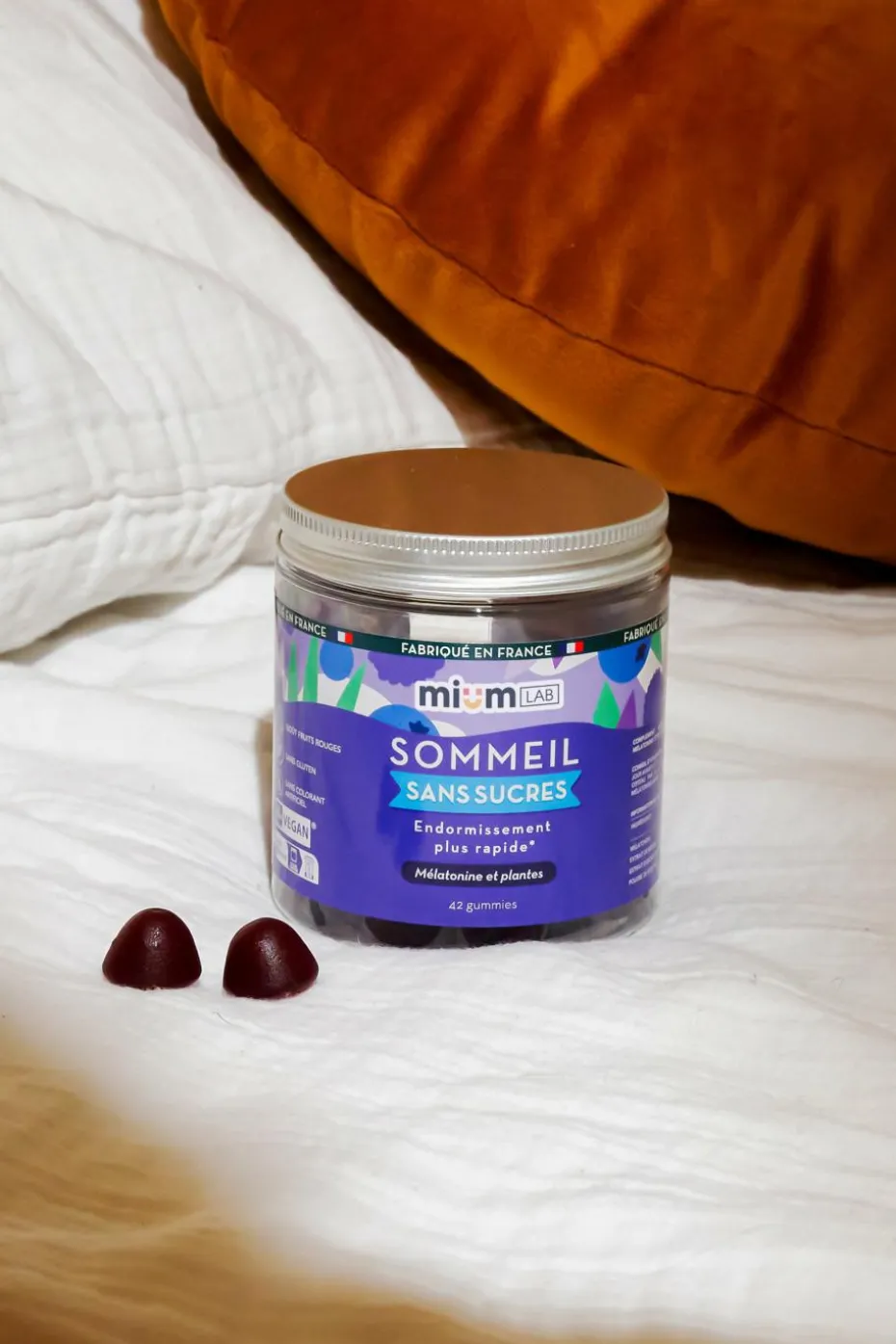 Compléments alimentaires gummies Sommeil sans sucres