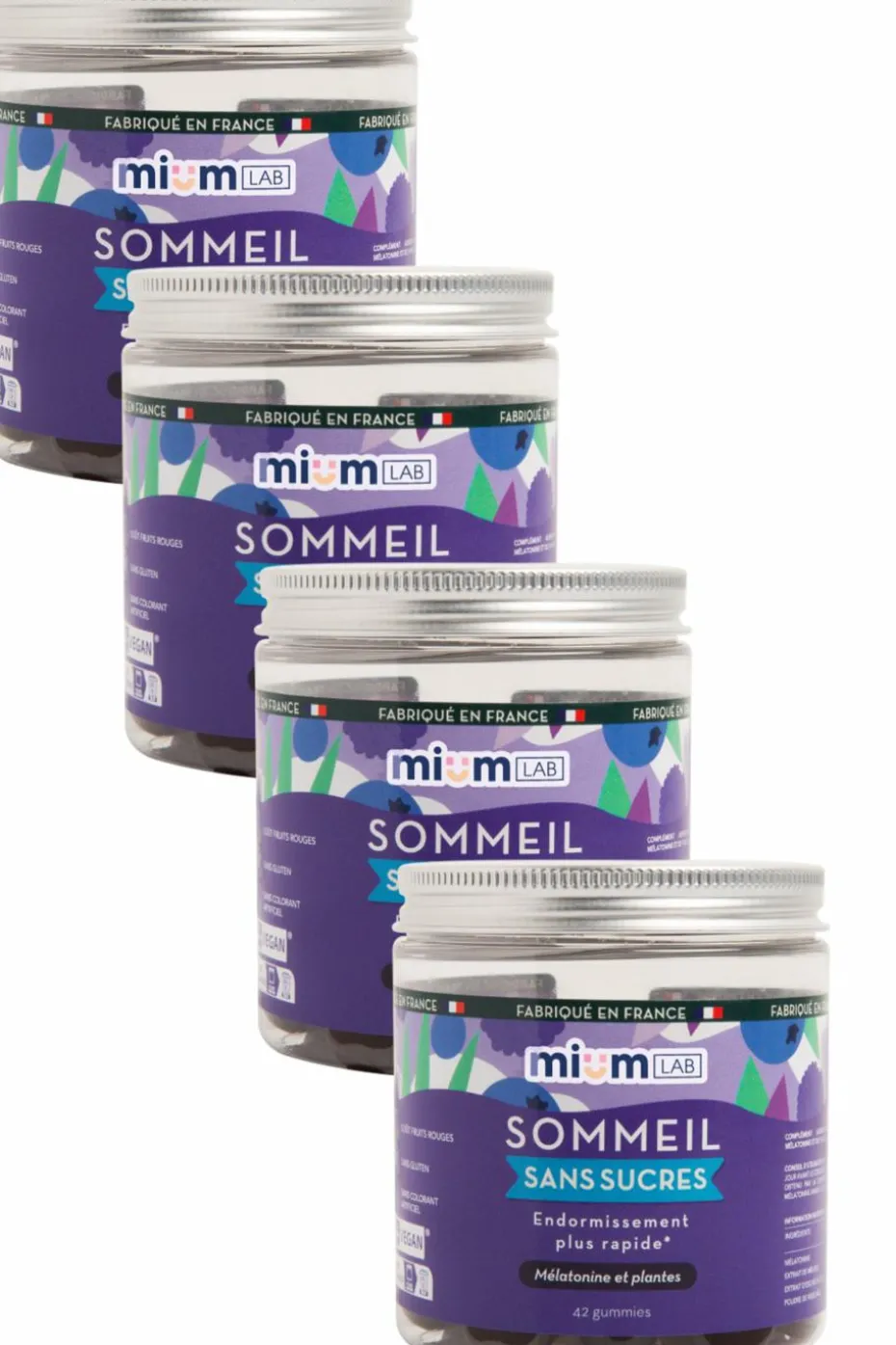 Compléments alimentaires gummies Sommeil sans sucres
