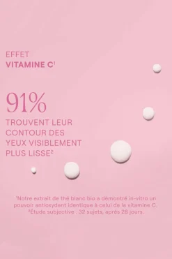 Contour des yeux lissant rose musquée & thé blanc