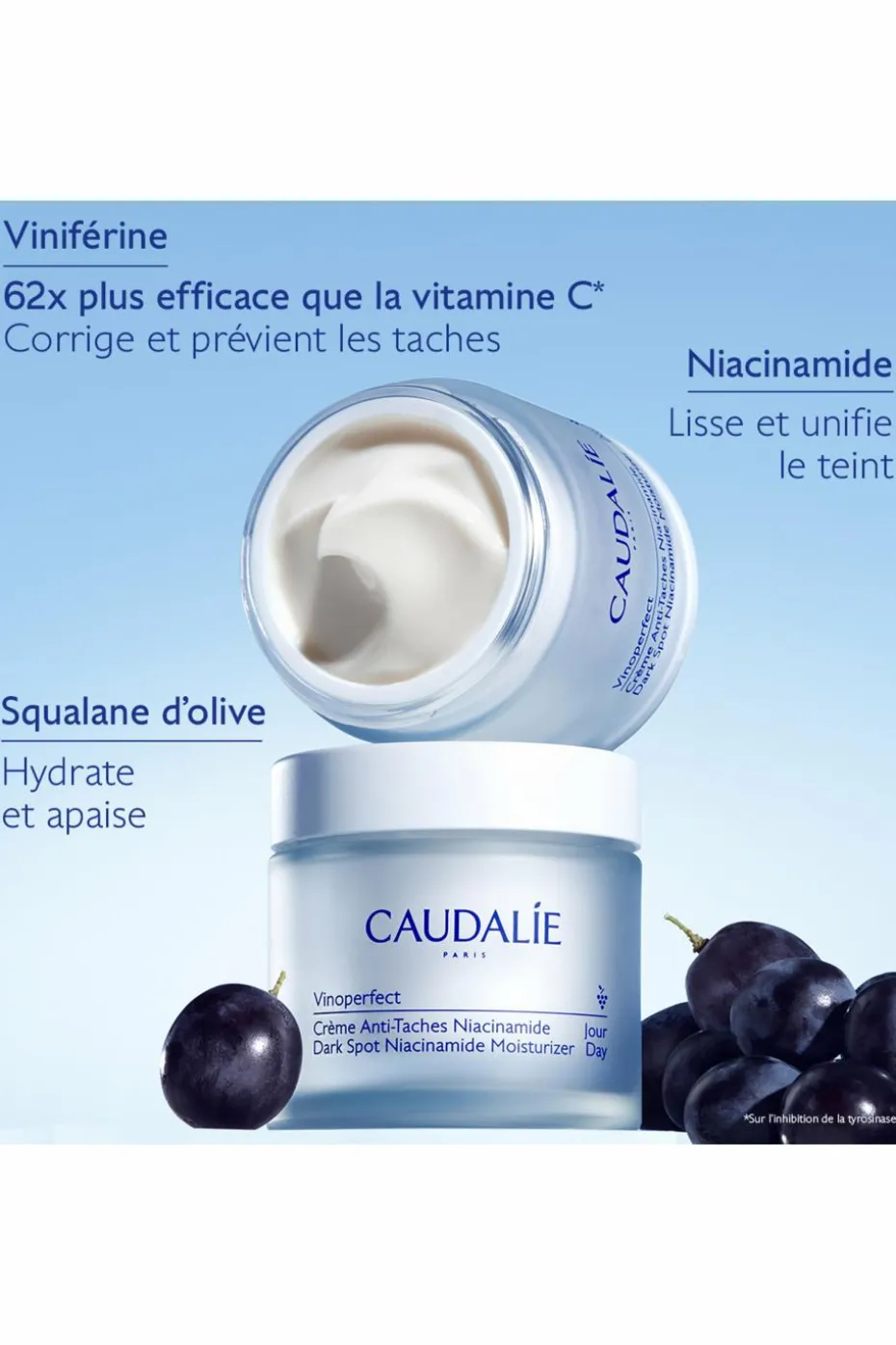 Crème anti-taches Vinoperfect rechargeable