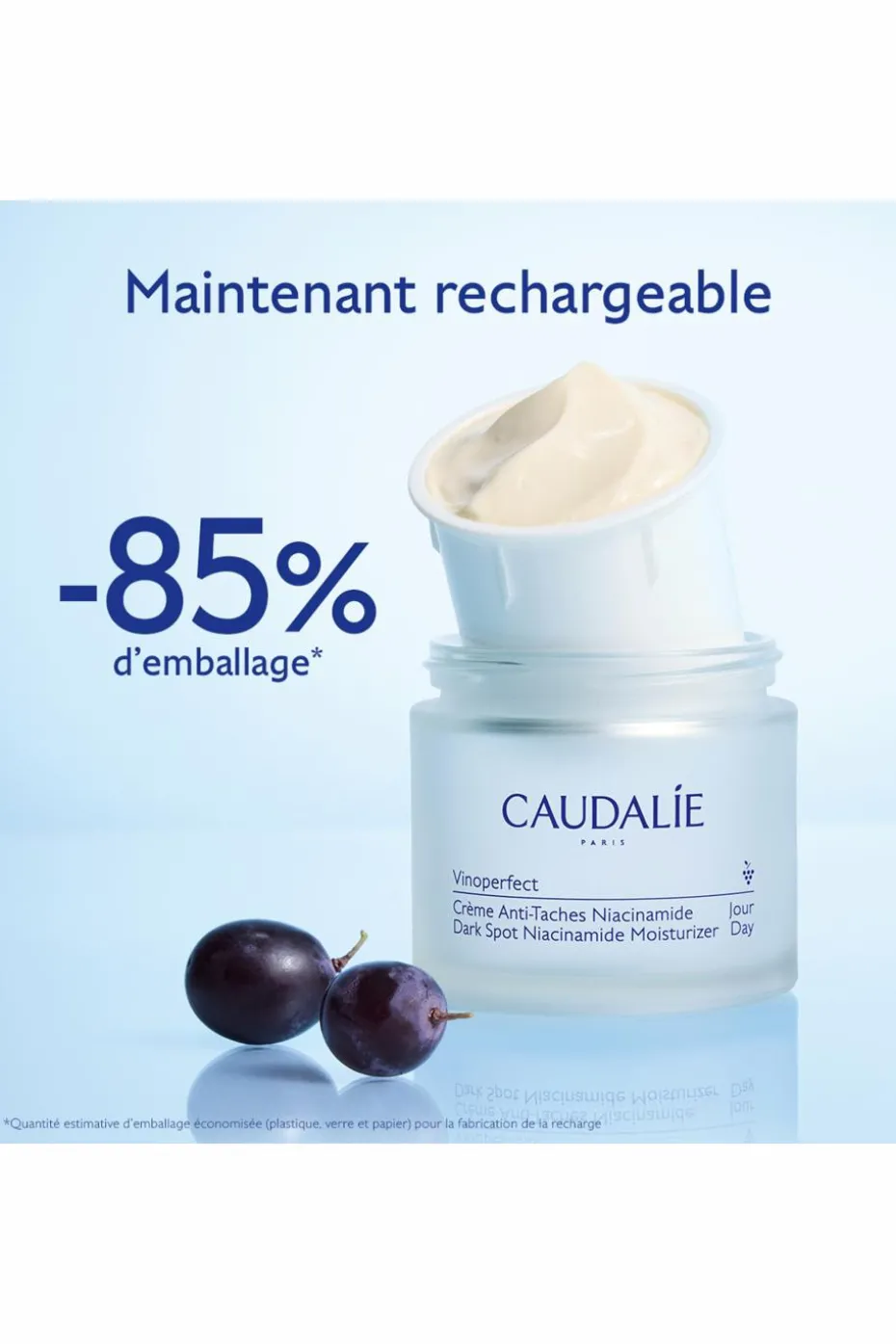 Crème anti-taches Vinoperfect rechargeable