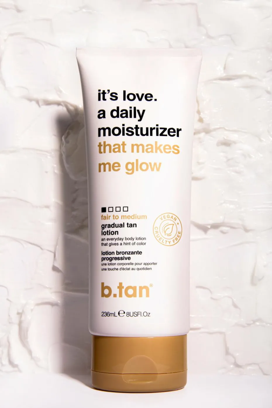 Crème corps bronzage progressif It’s love