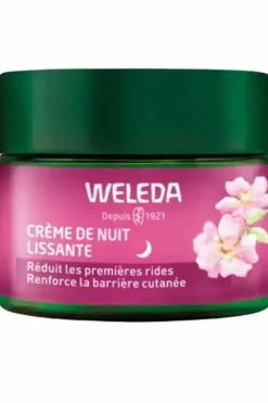Crème de Nuit lissante Rose musquée & Thé blanc
