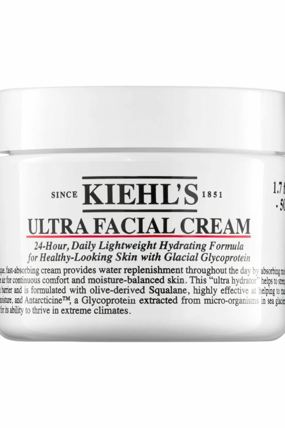 Crème hydratante légère 24h Ultra Facial rechargeable