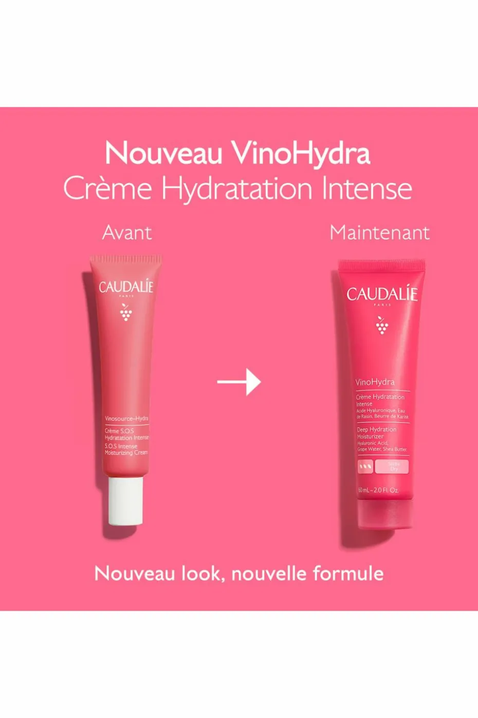 Crème Hydratation Intense Vinohydra