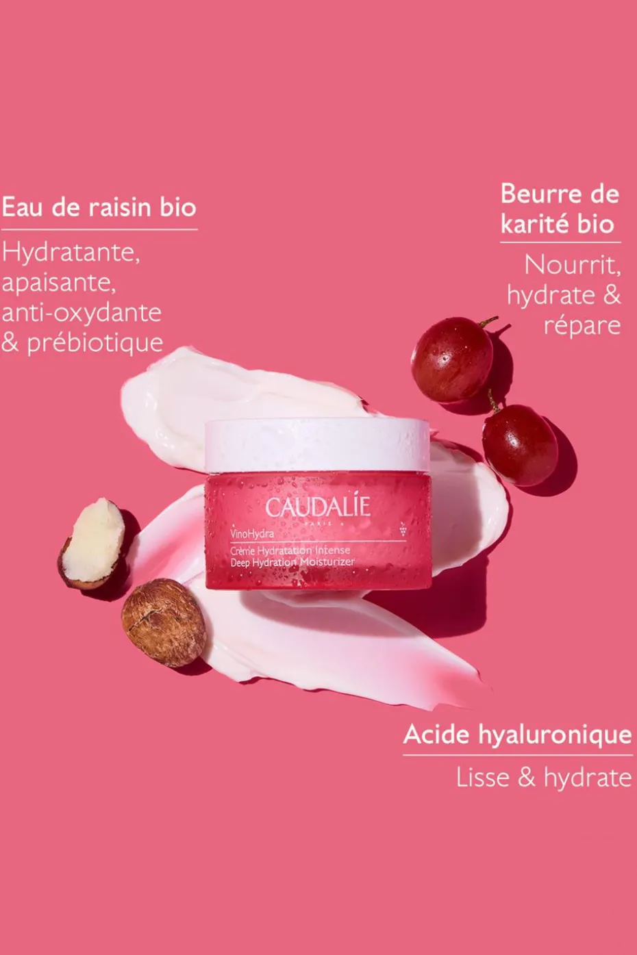 Crème Hydratation Intense Vinohydra
