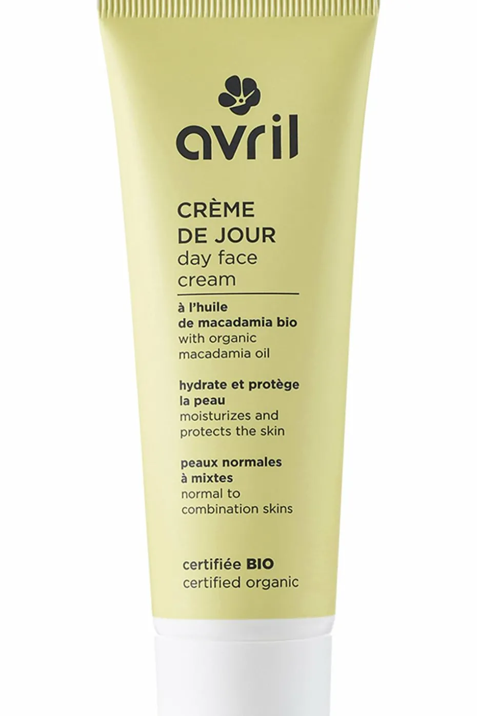 Crème jour bio peaux normales et mixtes
