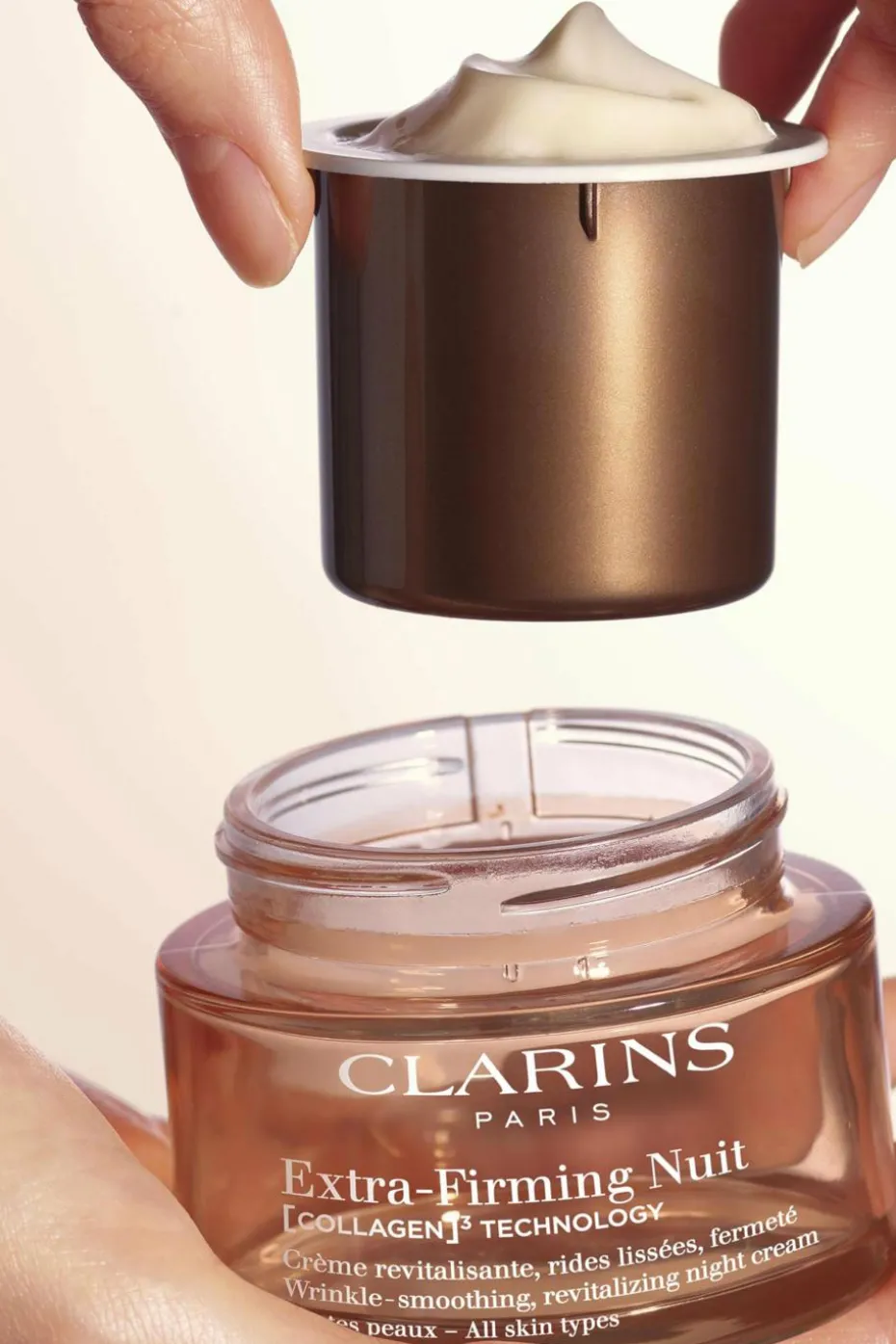 Crème nuit anti-rides toutes peaux Extra-Firming rechargeable