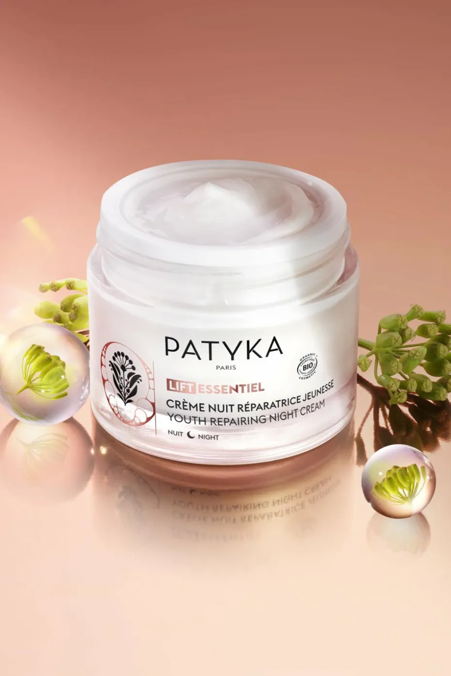 Crème nuit réparatrice anti-âge Lift Essentiel rechargeable