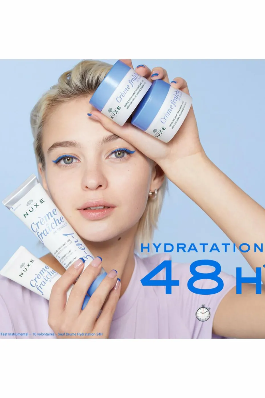 Crème repulpante hydratante 48h Crème fraîche de beauté