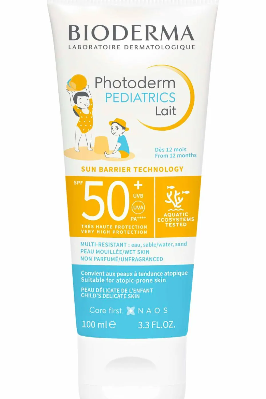 Crème solaire Photoderm Pediatrics Lait SPF 50+
