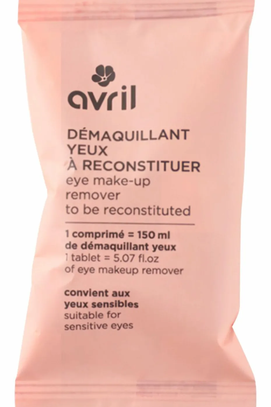 Démaquillant yeux rechargeable à reconstituer