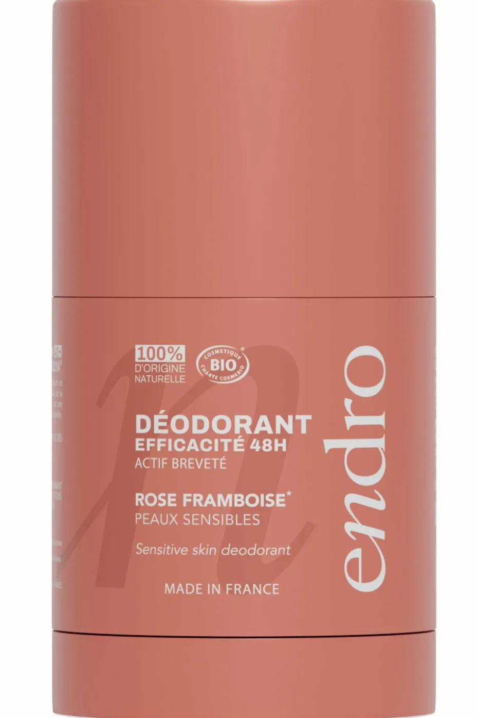 Déodorant stick rose framboise rechargeable