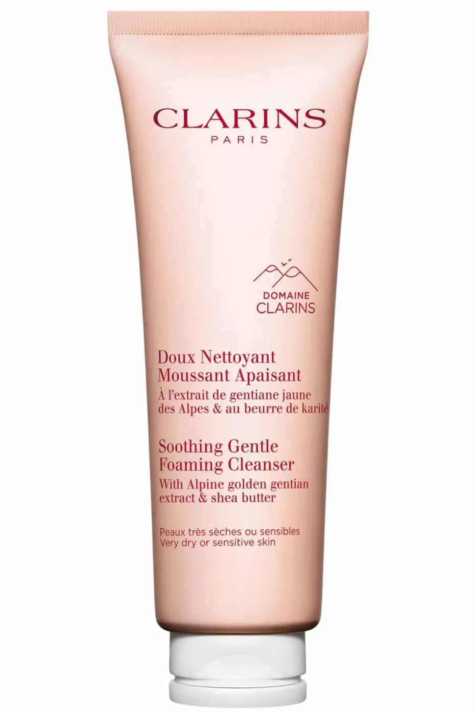 Doux nettoyant moussant apaisant pour peaux très sèches