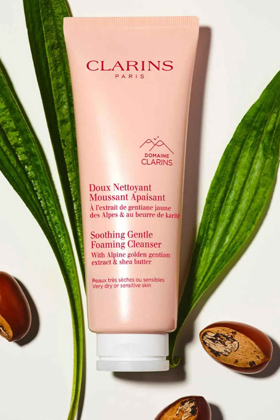 Doux nettoyant moussant apaisant pour peaux très sèches