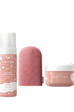 Duo autobronzants corps & visage et le gant applicateur