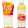 Duo de soins sans rinçage hydratant et réparateur pour cheveux secs et abîmés