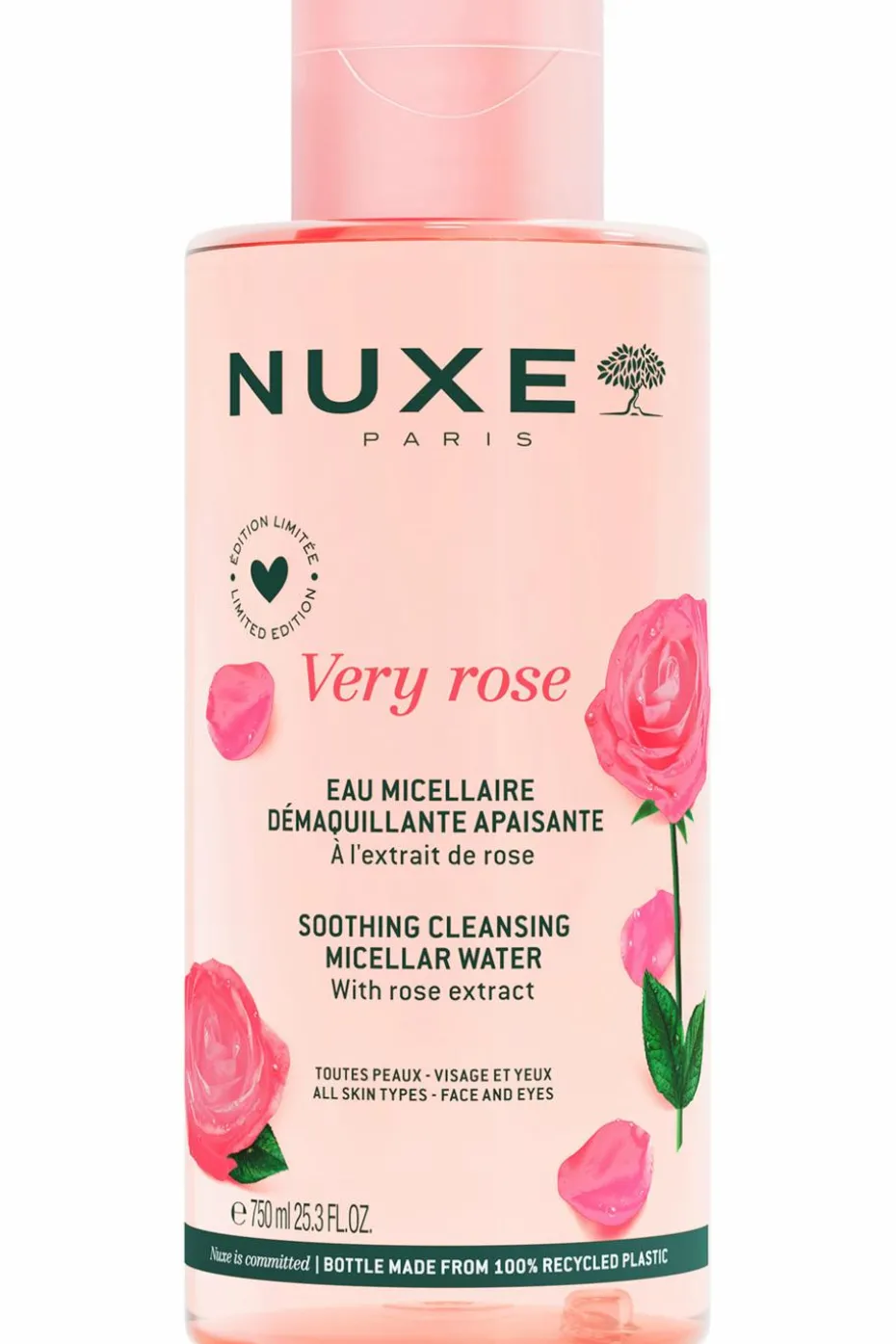 Eau micellaire démaquillante apaisante