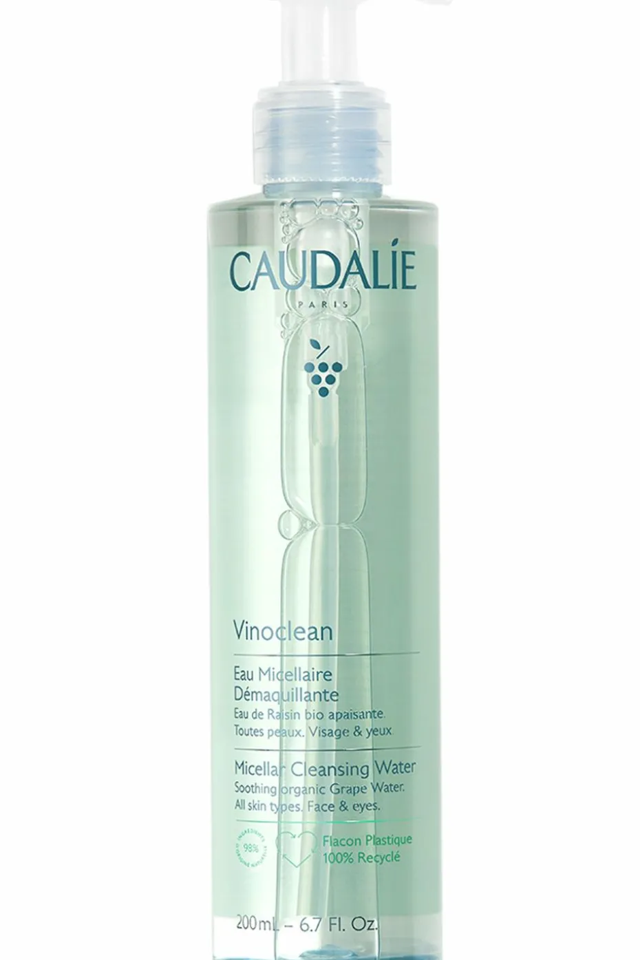 Eau micellaire démaquillante Vinoclean