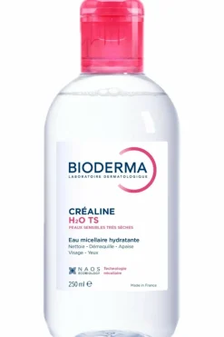 Eau micellaire démaquillante peaux très sèches Créaline T.S. H2O
