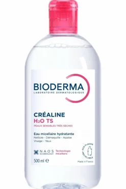 Eau micellaire démaquillante peaux très sèches Créaline T.S. H2O