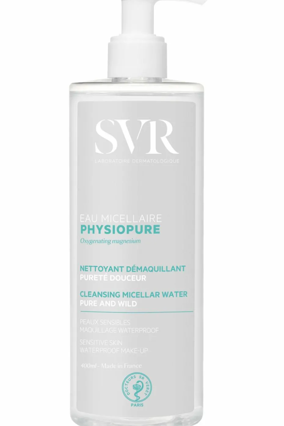 Eau micellaire nettoyante démaquillante Physiopure rechargeable
