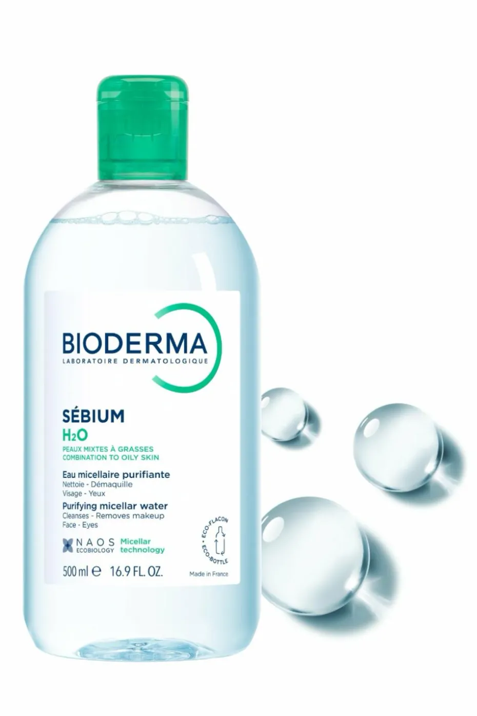Eau Micellaire nettoyante purifiante Sébium H20
