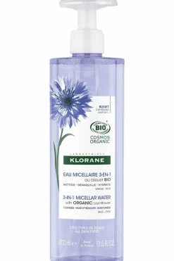 Eau micellaire visage yeux lèvres au bleuet bio