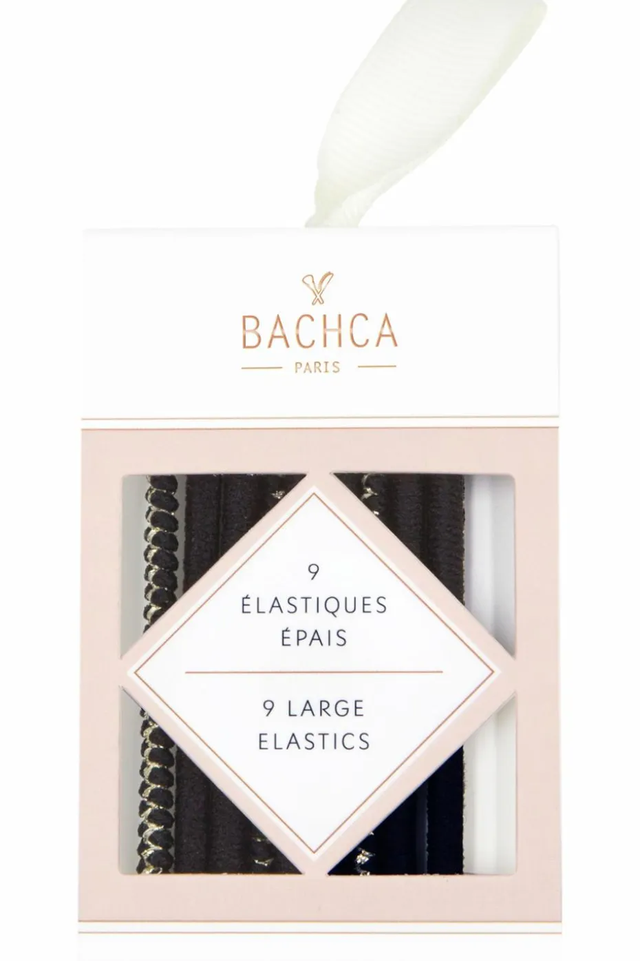 Elastiques Epais Noirs x9