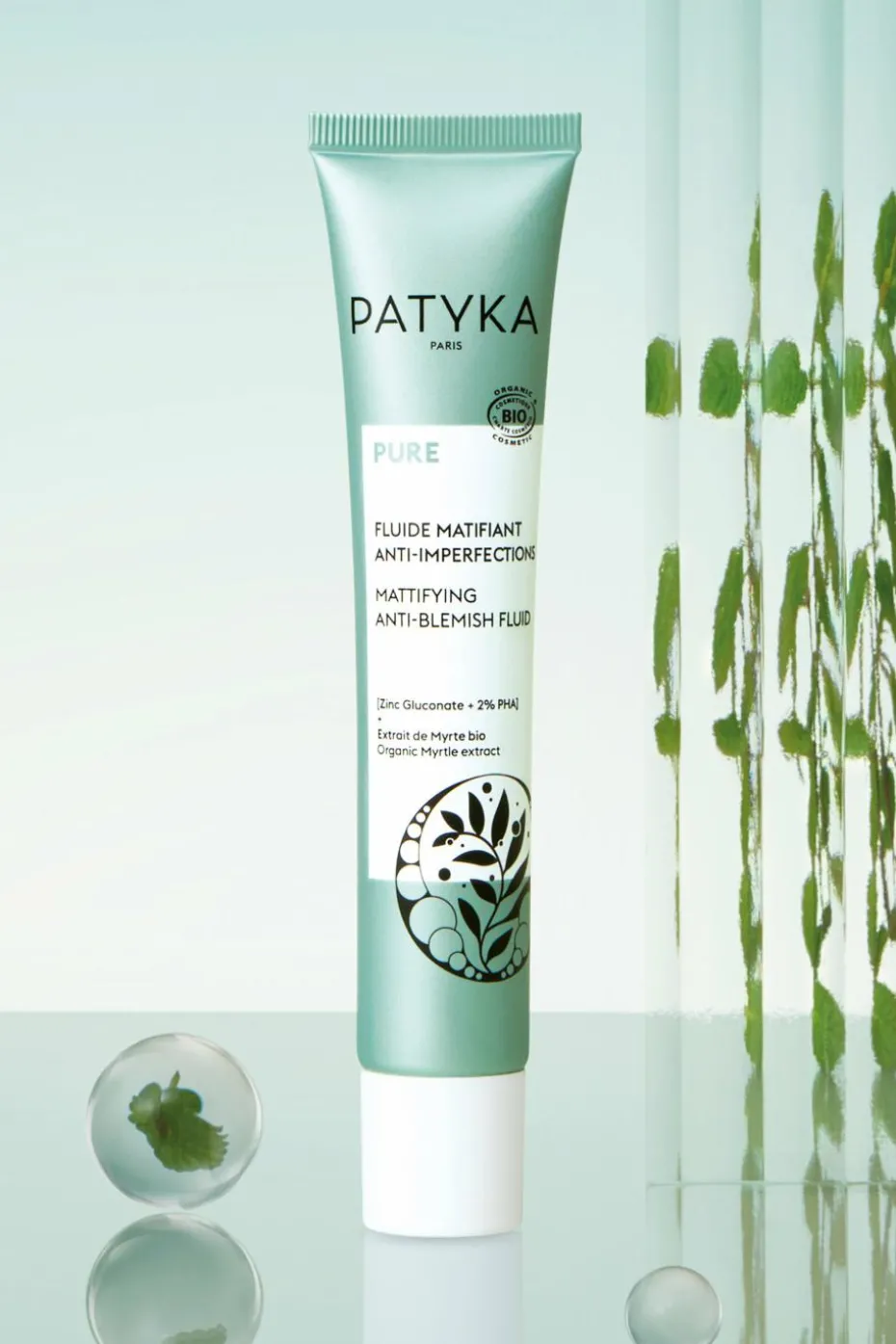 Fluide matifiant anti-imperfections